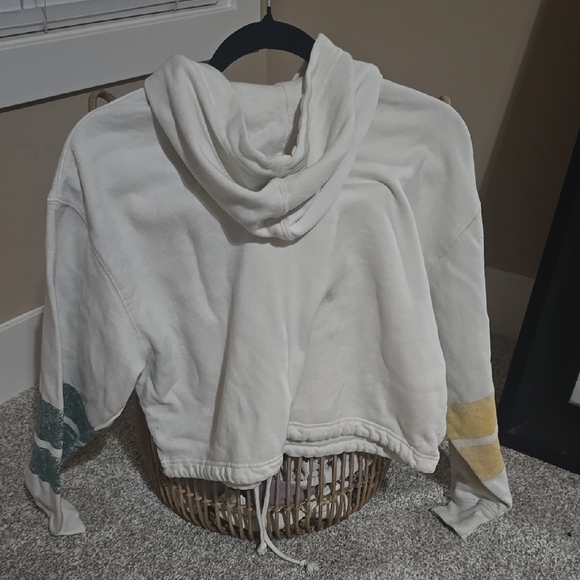 WOMENS SIZE XL CROPPED GREENBAY PACKER HOODIED SWEATSHIRT - Picture 5 of 5